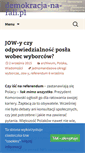 Mobile Screenshot of demokracja-na-fali.pl
